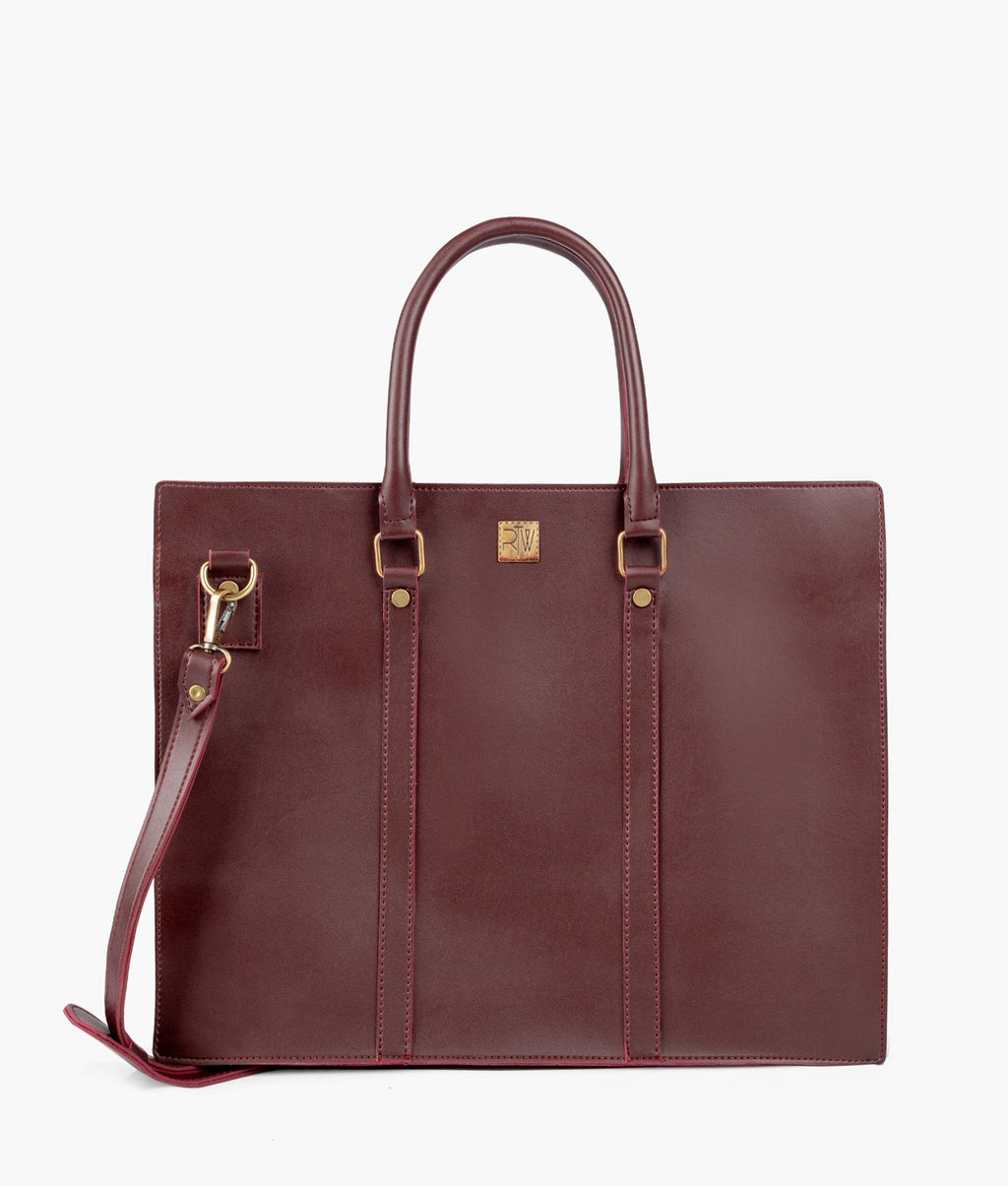 RTW Creation - Burgundy laptop bag