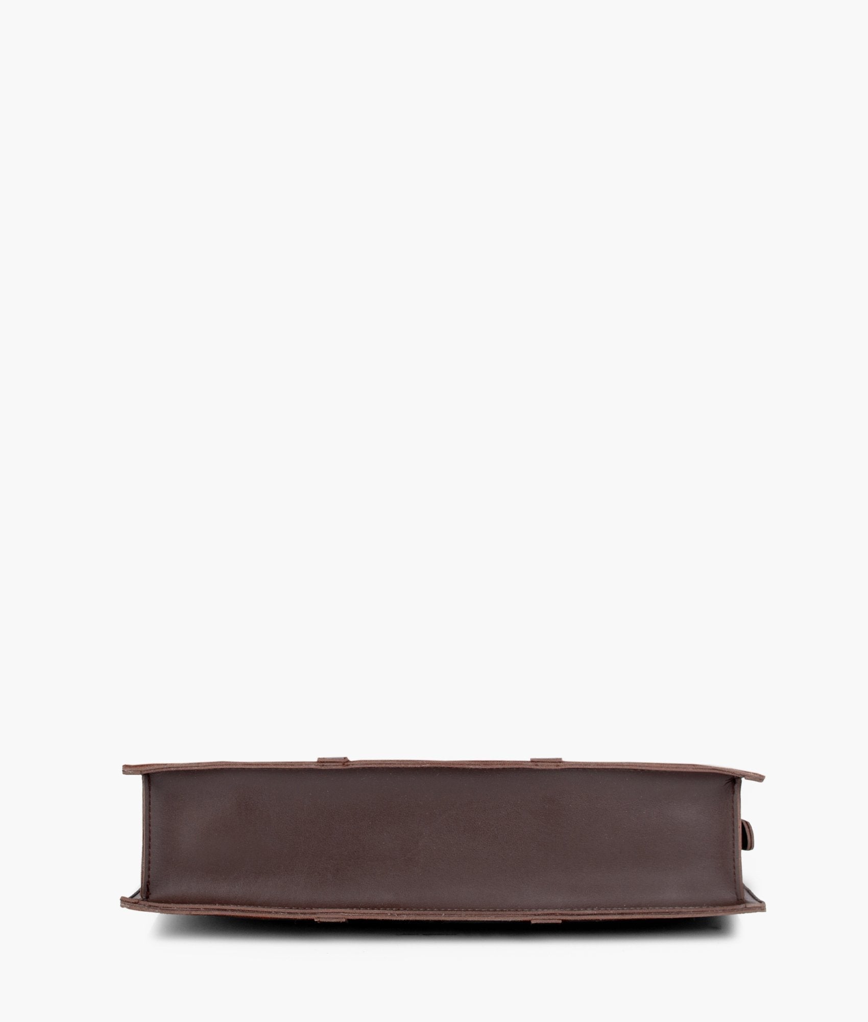 RTW Creation - Dark brown suede laptop bag