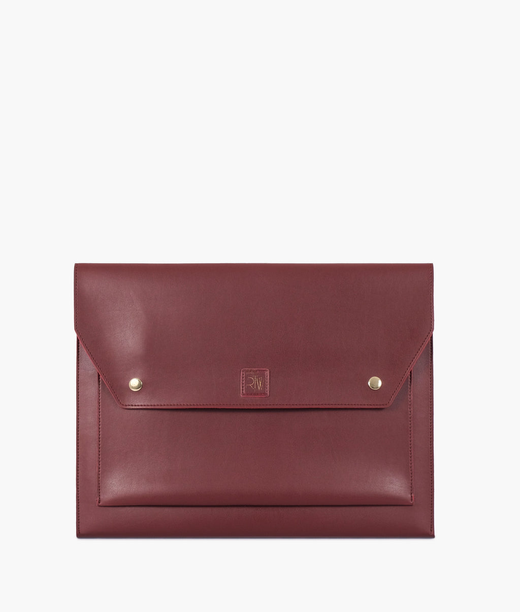 RTW Creation - Burgundy laptop sleeve 17