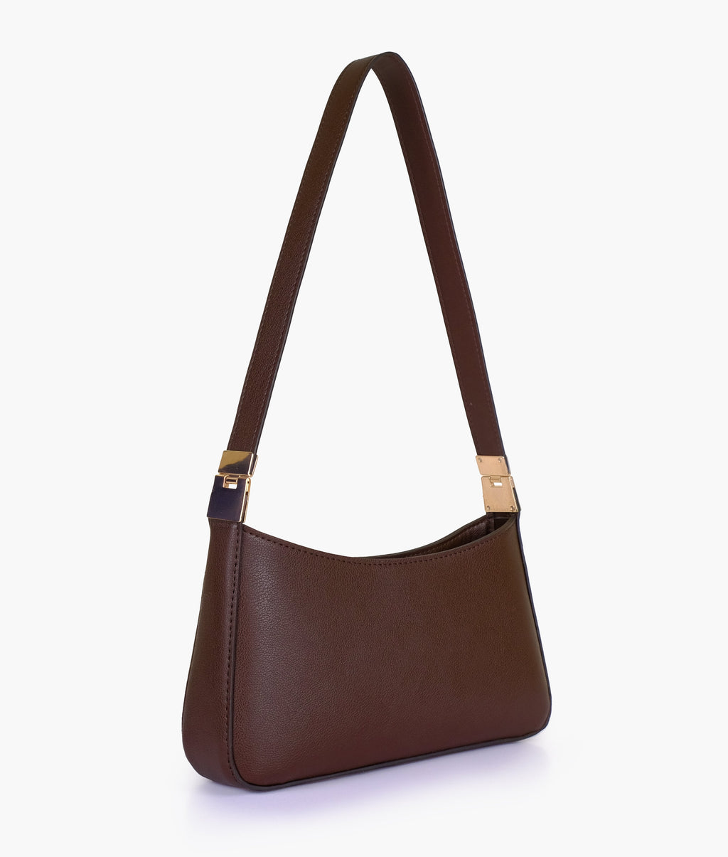 RTW Creation - Dark brown small shoulder bag