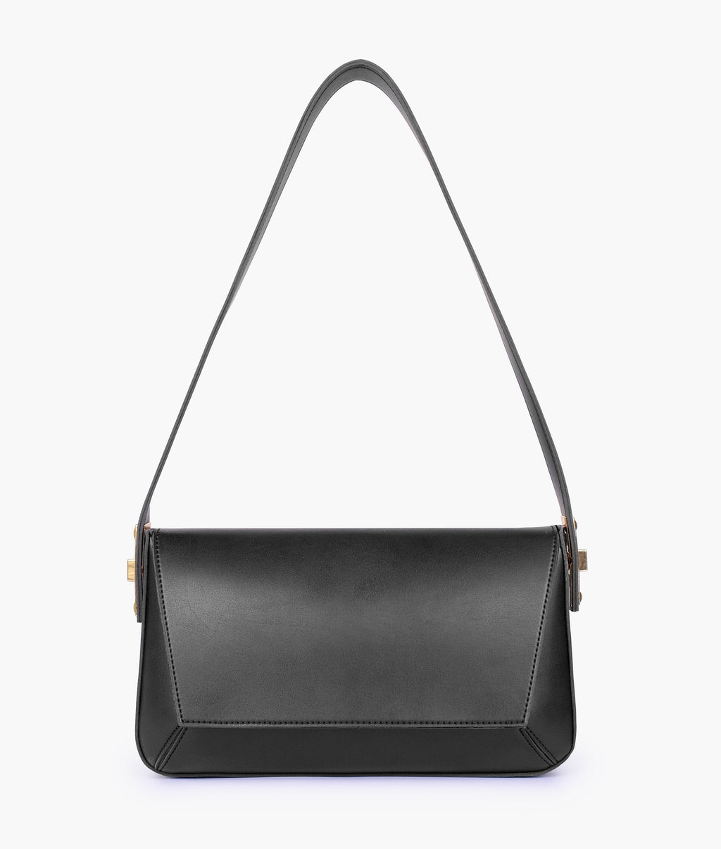 RTW Creation - Black mini flap bag
